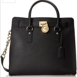 MICHAEL Michael Kors Large Hamilton Black tote